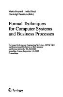 Formal Techniques for Computer Systems and Business Processes: European Performance Engineering Workshop, EPEW 2005 and International Workshop on Web ... (Lecture Notes in Computer Science, 3670)
 3540287019, 9783540287018