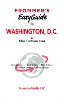 Frommer's EasyGuide to Washington D.C. 2015
 9781628870848, 9781628870855, 1628870842