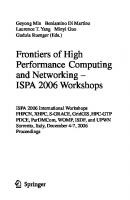 Frontiers of High Performance Computing and Networking – ISPA 2006 Workshops: ISPA 2006 International Workshops FHPCN, XHPC, S-GRACE, GridGIS, HPC-GTP PDCE, ParDMCom, WOMP, ISDF, and UPWN Sorrento, Italy, December 4-7, 2006, Proceedings
 3540498605, 9783540498605