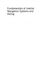 Fundamentals of Inertial Navigation Systems and Aiding
 9781839534126, 9781839534133