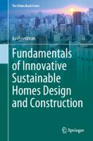 Fundamentals of Innovative Sustainable Homes Design and Construction
 3031353676, 9783031353673