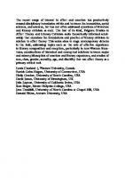 Gender, Affect, and Emotion from Classical to Early Modern Literature: Afterlives of the Nightingale’s Song
 3031277201, 9783031277207