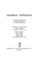 General Topology [Reprint 2020 ed.]
 9783112318577, 9783112307304