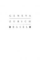 Geneva, Zurich, Basel: History, Culture, and National Identity [Course Book ed.]
 9781400863693