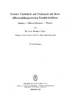 Genitale Chylusfistel und Chyluszyste mit ihren differentialdiagnostischen Krankheitsbildern: Diagnose, Differentialdiagnose, Therapie [Reprint 2019 ed.]
 9783111644271, 9783111261317