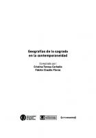 Geografias De Lo Sagrado En La Contemporaneidad
 9789875585690