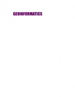 Geoinformatics
 9781781830956, 9781523118977, 1523118970, 1781830959