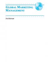 Global Marketing Management, 5th edition [5th ed.]
 0470381116, 9780470381113