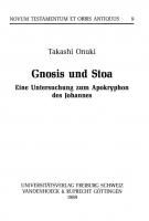 Gnosis und Stoa: Eine Untersuchung zum Apokryphon des Johannes
 9783666539091, 3727806060, 3525539096, 9783525539095