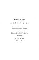 Gotthold Ephraim Lessings Sämmtliche Schriften: Teil 15 Kollektaneen zur Literatur, Band 1: A – J [Die S. 500–508 falsch markiert 600–608, Reprint 2021 ed.]
 9783112394281, 9783112394274