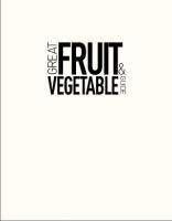 Great Fruit & Vegetable Guide  
 075669163X, 9780756691639