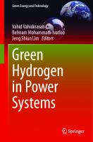 Green Hydrogen in Power Systems (Green Energy and Technology) [2024 ed.]
 3031524284, 9783031524288
