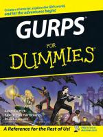 GURPS For Dummies
 2005937350, 9780471783299, 0471783293