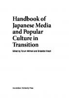 Handbook of Japanese Media and Popular Culture in Transition
 9789048559268
