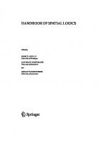 Handbook of Spatial Logics
 1402055862, 9781402055867