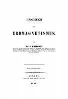 Handbuch des Erdmagnetismus [Reprint 2020 ed.]
 9783111541440, 9783111173313