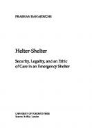 Helter-Shelter: Security, Legality, and an Ethic of Care in an Emergency Shelter
 9781487515669