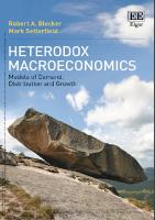Heterodox Macroeconomics: Models of Demand, Distribution and Growth [1 ed.]
 2019950117, 9781784718893, 9781784718916, 9781784718909
