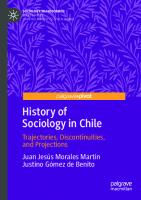 History of Sociology in Chile: Trajectories, Discontinuities, and Projections (Sociology Transformed)
 3031104803, 9783031104800