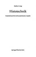 Histotechnik. Praxislehrbuch fur die Biomedizinische Analytik [1 ed.]
 3211331417, 9783211331415
