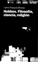 Hobbes Filosofia Ciencia Religion