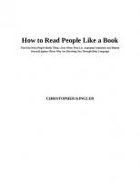 How to Read People Like a Book: Find Out What People Really Think, Even When They Lie