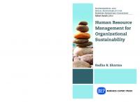 Human Resource Management for Organizational Sustainability
 1947098020, 9781947098022