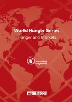 Hunger and Markets: World Hunger Series 2009 
 184407837X, 9781844078370, 1844078388, 9781844078387, 9781441617453