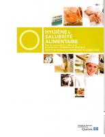 Hygiène & salubrité alimentaire: pour les manipulateurs d'aliments et les gestionnaires d'établissements alimentaires
 9782551238224, 2551238226