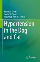 Hypertension in the Dog and Cat
 3030330192, 9783030330194