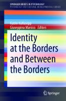 Identity at the Borders and Between the Borders (SpringerBriefs in Psychology)
 3030622665, 9783030622664