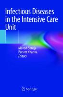 Infectious Diseases in the Intensive Care Unit [1st ed.]
 9789811540387, 9789811540394