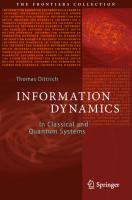 Information Dynamics: In Classical and Quantum Systems (The Frontiers Collection)
 3030967441, 9783030967444