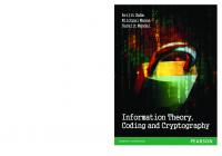 Information theory coding and cryptography
 9788131797495, 9789332517844, 813179749X, 9789332517851, 9332517851