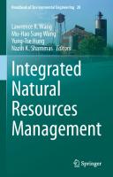Integrated Natural Resources Management (Handbook of Environmental Engineering, 20)
 3030551717, 9783030551711