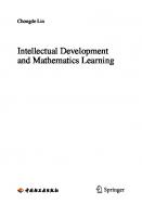 Intellectual Development and Mathematics Learning
 9789811987564, 9789811987571