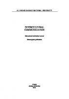 Intercultural communication: еducational-methodical manual
 9786010421851