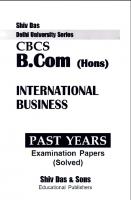 International Business - Shiv Das (for B.Com Hons Semester 6 for Delhi University) [Latest ed.]
 9389574854, 9789389574852