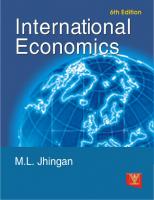 International Economics [6 ed.]
 9788182811300