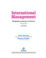 International Management Managing Across Borders and Cultures Text and Cases [10 global ed.]
 1292430362, 9781292430362