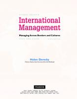 International management: managing across borders and cultures: text and cases [Ninth edition]
 9780134376042, 1292153539, 9781292153537, 0134376048