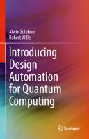 Introducing Design Automation for Quantum Computing
 3030417522, 9783030417529