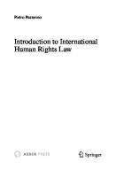 Introduction to International Human Rights Law
 9462655626, 9789462655621