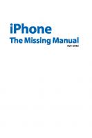 IPhone: The Missing Manual [6th revised edition]
 9781449316488, 1449316484