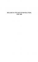 Ireland in the Age of Revolution, 1760–1805, Part II, Volume 6: 1798–1805
 9781848933019