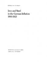 Iron and Steel in the German Inflation, 1916-1923
 9780691603940, 6691094376, 0691603944