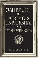 Jahrbuch der Albertus-Universität zu Königsberg/Pr: Band XXIII (1973) [1 ed.]
 9783428430314, 9783428030316