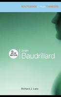 Jean Baudrillard [Second Edition]
 9781134026074, 1134026072