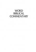 Job 1-20, Volume 17 (17) (Word Biblical Commentary) [Reissue ed.]
 9780310521907, 0310521904