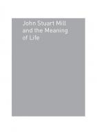 John Stuart Mill and the Meaning of Life
 9780190873264, 9780190873240
